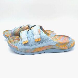 Hoka One One Ora Luxe Recovery Slide Sandals Men's 13 Summer Song / Amber Yellow